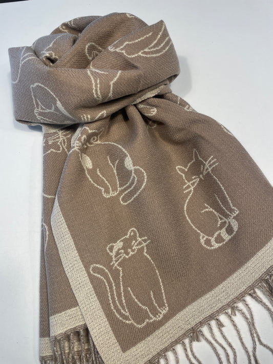 Accessoire Schal Katze