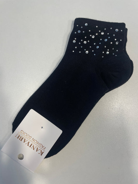 Socken Black Glitzer