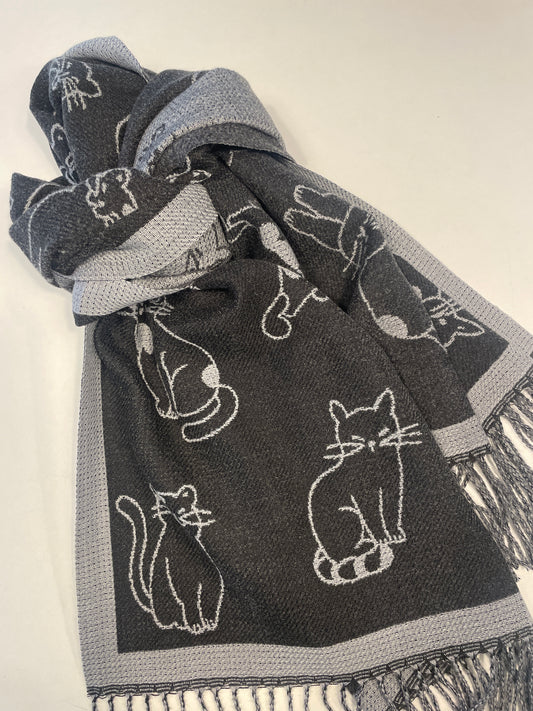 Accessoire Schal Katze