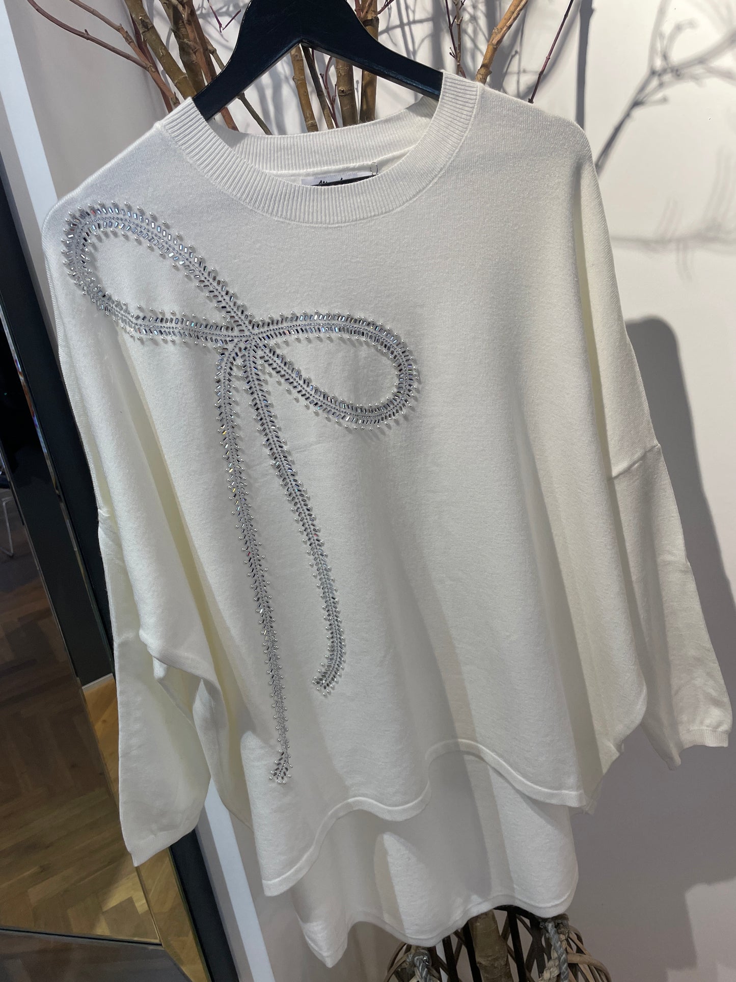 Pullover Schleife