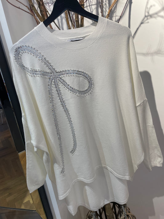 Pullover Schleife